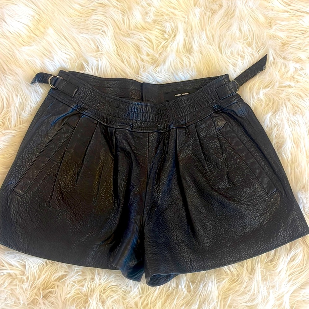 Isabel marant size 36 100% leather shorts so sexy